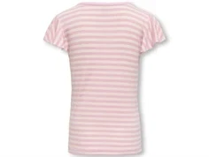 Kids ONLY top roseate spoonbill med striber